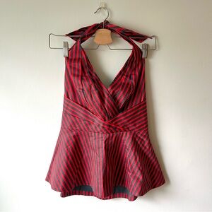 Anthropologie Odille Striped Halter Top